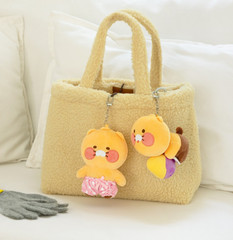 Kakao Friends Choonsik Soft Plush Doll Keyring Keychain Pajama Potato Bag Charm