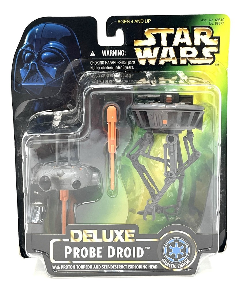 Kenner Star Wars POTF2 Probe Droid Deluxe Action Figure Carded 3.75”