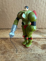 Herc Armstrong Inhumanoids 1986 Hasbro Vintage Action Figure No Helmet / Hook D1