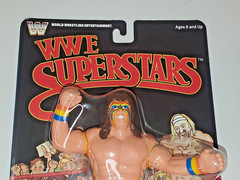 New WWE WWF LJN Superstars ULTIMATE WARRIOR Black Card Wrestling Figure Mattel