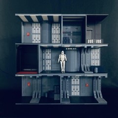 Death Star Station Stackers for 3.75″ & 6″ Figure Diorama (1:18 & 1:12 scales)