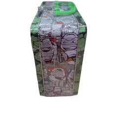 Teenage Mutant Ninja Turtles Tin Lunch Box + 48 PC Puzzle Nickelodeon New