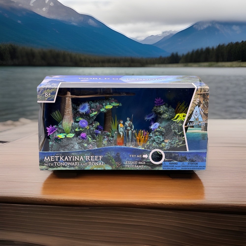 Avatar The Way of Water Metkayina Reef Playset Tonowari & Ronal McFarland NEW