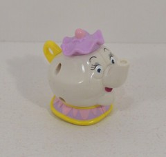 1992 Mrs Potts 2.25″ McDonald’s EUROPE Action Figure Disney Beauty and the Beast