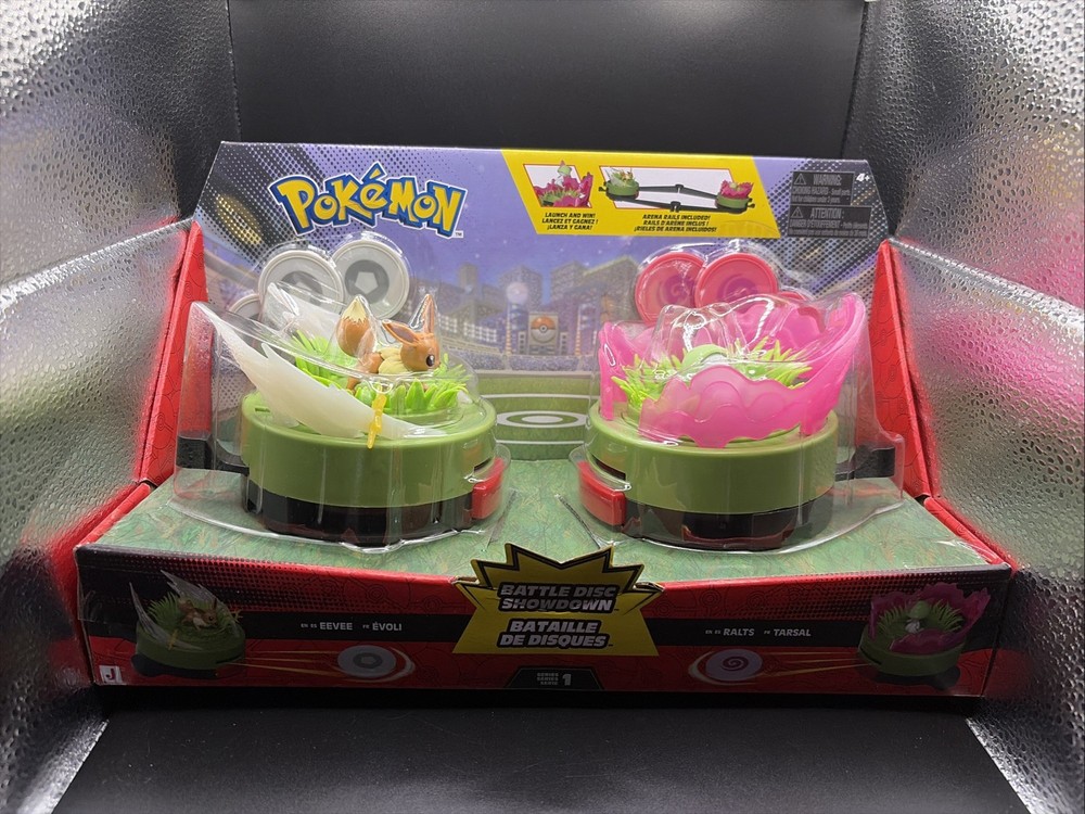 Pokemon – Battle Disc S/Down Eevee/ Ralts NEW