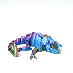 8.3inch 3D Printed Lizard Model,Articulated Animals Figure,Fidget Toy Home Decor