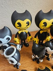 Bendy & the Ink Machine PVC Figure Lot PhatMojo Meatly Games Alice Angel Bendy