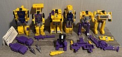Transformers G2 Devastator 100% Complete with instructions! Unbroken! Nice