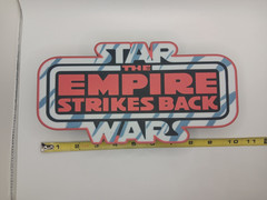 Retro ESB Empire Strikes Back logo lightbox sign for vintage Star Wars display