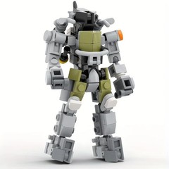 MOC Robot Building Kit Armor Action Figure Collectible Model Toy Gift For Kids