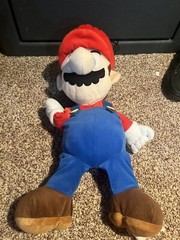 Super Mario 24 In Plush With Hidden Pocket