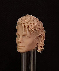 Michael Jackson Custom Head Sculpt 1/12 1/10 1/6