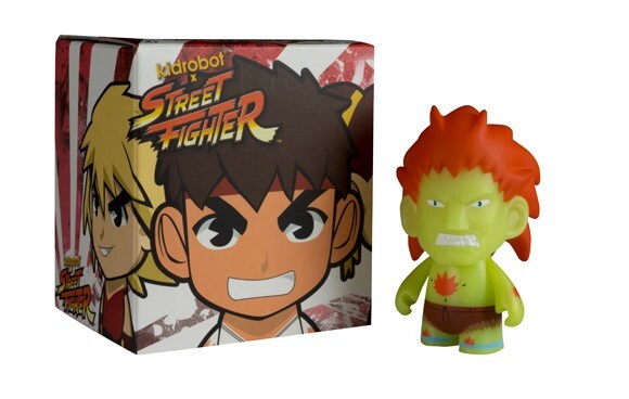 Kidrobot Street Fighter Glow In Dark Blanka – Exclusive New York Comic Con 2011