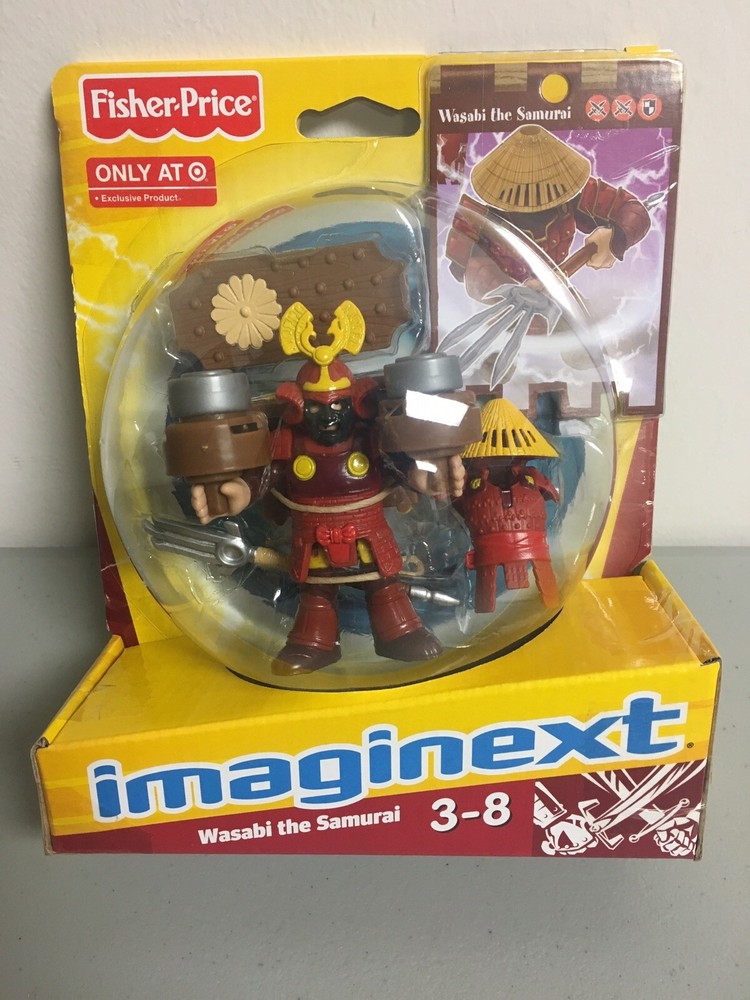Fisher Price Imaginext Exclusive-Wasabi the Samurai – Battle Arena Warrior – NEW