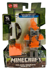 Minecraft 15 Years Skeleton with Flames, Bow & Arrow 3.5″ Figure 6C
