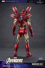 Marvel Avengers Endgame Iron Man Mark 85 MK85 Ironman LED Light Figure Model Toy