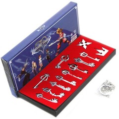 KEYBLADE WEAPON Kingdom Hearts 12 Pcs. Necklace Set (Video Games Charm Pendant)