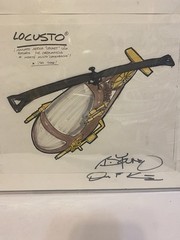 GI JOE 1994 ORIGINAL LOCUST COLOR STUDY SKETCHES 30TH ANNIVERSARY CHRISTIES