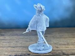 3D Printed musketeer resin soldiers Tabletop Collectible 80mm