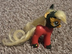 My Little Pony G4 brushable 3” figures Mane-iac Mayhem Power Ponies Lot of 8 mlp