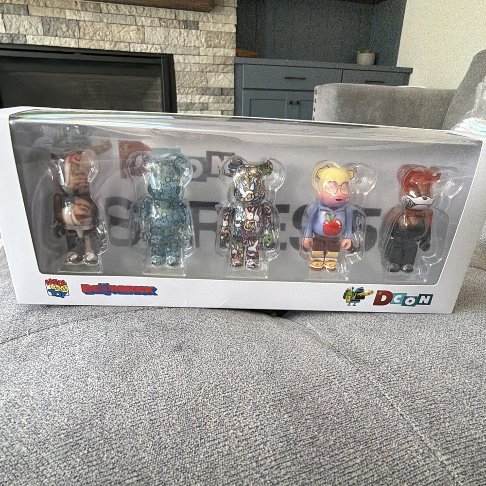 DesignerCon Artist Series 5 BE@RBRICK 100% Set of 5