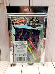 Jurassic World Play Pack Grab & Go Activity Coloring Book Birthday Party NEW