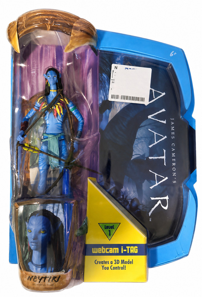 NEW! NEYTIRI Warrior Figure & i-TAG: Cameron’s AVATAR 2009 Webcam 3D 4” Model