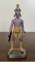 Vintage Star Wars Kez Iban DROIDS GLASSLITE BRAZIL w/Glasslite Blaster *RARE*