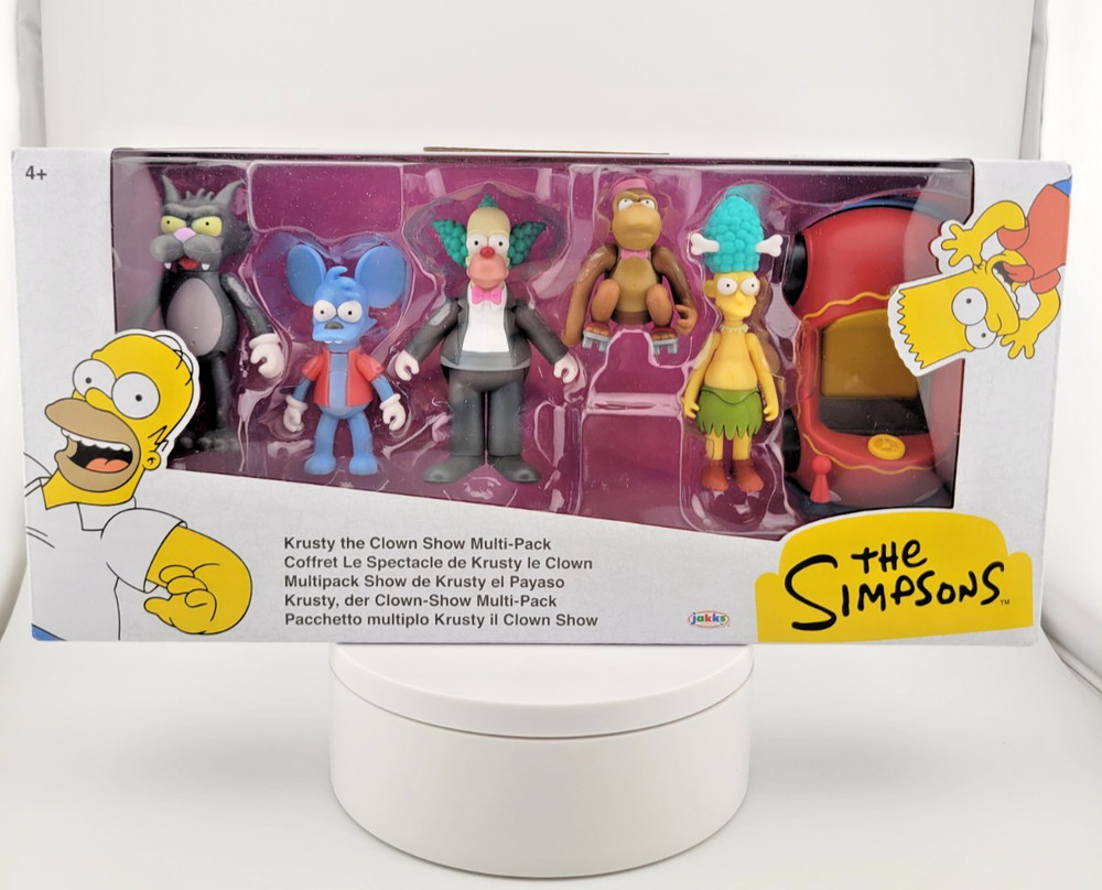 Jakks Simpsons Krusty The Clown Show 2.5″ Action Figure Multi-Pack New Box