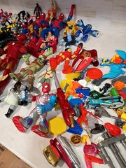 Lot Of Mixed Branded Action Figures And Accessories 6 Lbs Total