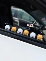 MITAO Panda Couple YIER Bubu and Dudu Cute Peekaboo Deco Toy Couple Gift 1.7 in