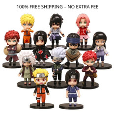 12pcs/set Anime Naruto Shippuden Hinata Sasuke Itachi Kakashi Gaara anime figure