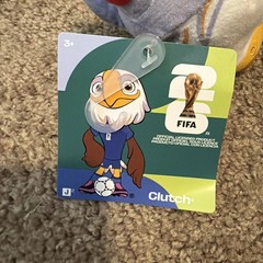 FIFA® World Cup 2026 USA 8-Inch Plush – Official Clutch™ Bald Eagle Mascot