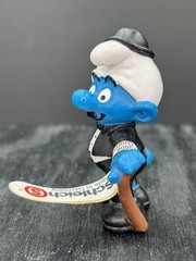 Smurfs 20716 Charlie Chaplin Smurf PVC Figure Movie Actor Schleich Peyo Figurine