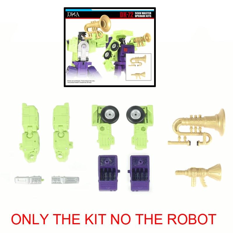 DNA DK-72 3D Print Upgrade Kit For SS86 Devastator Scavenger Mixmaster WITH BONU