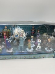 Disney Store Frozen Mega Deluxe Figurine Set 20 Characters Rare Htf Elsa Anna