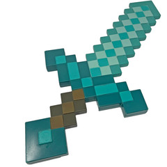 Minecraft Diamond Sword Hard Plastic Cosplay 2020 Disguise Mojang Synergies Used