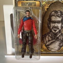 SHARPSHOOTER (RED Stand) Dime Novel Legends Action Figure Wave 1-1st Run Of 2000