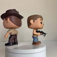 Funko Pop The Walking Dead Rick Grimes 13 Daryl Dixon 14 No Boxes Tv Shows Vinyl