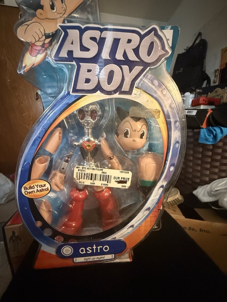 Astro Boy Bandai 2004 Tezuka Astro Build Your Own Light Up Eyes Brand New Sealed