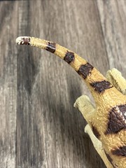 Vintage Schleich Brachiosaurus Dinosaur Figure Toy Brown Beige 2002 6.5” F1