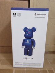 Medicom Toy Be@rbrick PLAYSTATION BLUE 400% Sony Limited Bearbrick US SELLER
