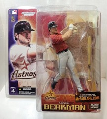 MCFARLANE BASEBALL SERIES 4 LANCE BERKMAN RED VARIANT HOUSTON ASTROS FREE SHIP