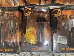 Jurassic Park Amber Collection Figure Lot – Muldoon, Sattler, Arnold, Hammond +