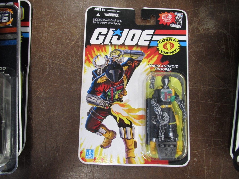 G.I Joe Comic Series Hasbro 2008 Cobra Enemy Android Trooper BAT Action Figure