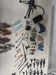Star Wars Figures-BIG LOT. 64 FIGURES (POTF) With Accessories, Weapons, Backpaks