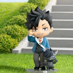 HAIKYU!! OFF-COURT VIBES Series Chibi Anime Figure Brown Hair Tan Cute Dog Toy