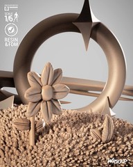 3D Printed Fan Art Sonic the Hedgehog Sculpture by Wicked