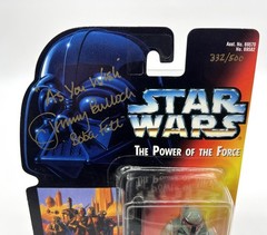 Boba Fett Star Wars POTF Jermey Bolloch Signed 332/500 Kansas Toy Expo 2000 Rare