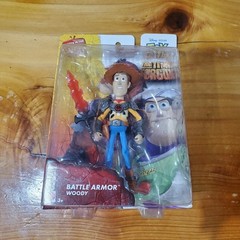 New Battle Armor WOODY Disney Pixar TOY STORY That Time Forgot RETIRED SealedMOC